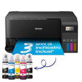 Epson EcoTank ET 2830 Stampante Multifunzione 3 in 1 A4, Serbatoi Ricaricabili Alta Capacità, 5 Flaconi Inclusi pari a 6600pag B/N 5900pag Colore, Display LCD USB Wi Fi/Direct, Nero : Amazon.it: Videogiochi