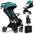 LIONELO Cloe Passeggino leggero e pieghevole per bambini da 0 fino a 22 kg, Schienale regolabile, Posizione nanna, Impermeabile, Cinture a 5 punti, Ruote XXL, Zanzariera, Portabicchieri (Verde) : Amazon.it: Prima infanzia