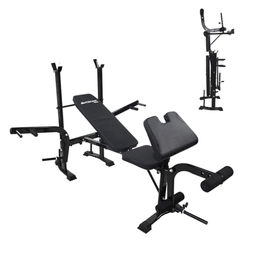 Mobiclinic® Fitness, Panca Palestra Multifunzione, Pressfit, Regolabile, Pieghevole, Acciaio, Supporta Fino a 250 kg, Supporto per Barre, Ideale Esercizi di Forza casa : Amazon.it: Sport e tempo libero