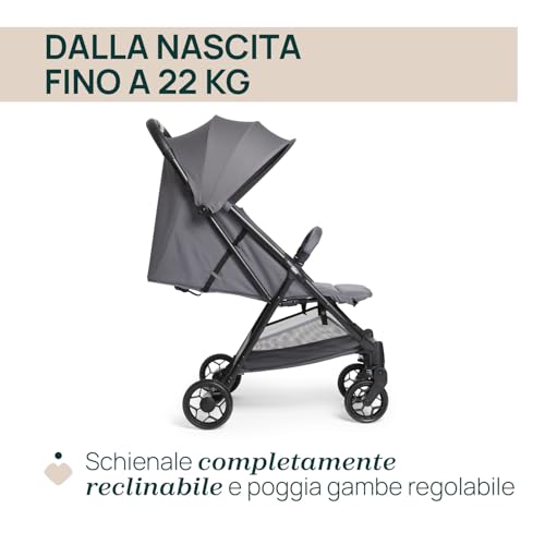Chicco Urbino, Passeggino 0  Mesi 22 Kg, Passeggino Leggero con Chiusura Smart e Compatta, Capotte Estensibile con Trattamenti UV50  Antipioggia, Schienale Reclinabile, Regolabile, Poggiagambe, Grigio : Amazon.it: Prima infanzia