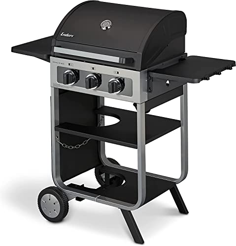 Enders Brooklyn Next 3 Barbecue a Gas, Griglia a gas campeggio con 3 bruciatori in acciaio inox, Coperchio con Termometro BBQ, Barbeque a 2 Ripiani laterali per Balcone ed Esterno #8646630 : Amazon.it: Casa e cucina