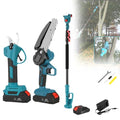 Sega Ad Asta a Batteria, Sega per Rami Alti 3 in 1 con Motosega Senza Spazzole, Cesoia da Potatura, Asta Telescopica da 2 M, Batteria e Caricabatterie Inclusi per Potatura di Alberi da Giardino : Amazon.it: Giardino e giardinaggio