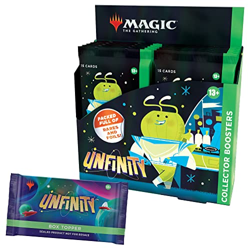 Magic The Gathering Confezione di Collector Booster di Unfinity, 12 buste e carta bonus (Versione Inglese) : Amazon.it: Giochi e giocattoli