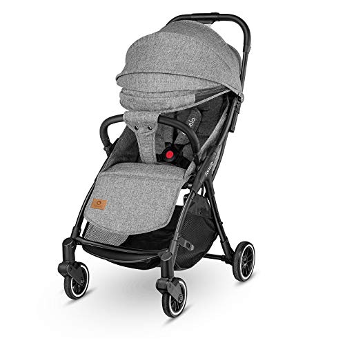 LIONELO Julie One Passeggino leggero e pieghevole da 0 mesi fino 22 kg Compatto con zanzariera, coprigambe, portabibite e borsa, Poggiapiedi regolabili e schienale alla posizione a sdraiata (Grigio) : Amazon.it: Prima infanzia