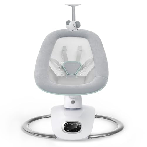 Momcozy CocoSway Altalena Elettrica per Neonati e Bambini, Movimento 3D con 6 Modalità e 4 Velocità, Telecomando, 8 Ninne Nanne Preimpostate, Fino a 9 kg : Amazon.it: Prima infanzia