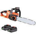 AIVOLT Motosega a batteria con batteria e caricatore motosega da potatura a batteria 40V Motore senza spazzole con 2 batterie 2.0Ah   Lunghezza lama 30cm Olio automatico : Amazon.it: Fai da te