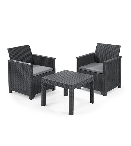 Keter Emma Balcony Set, Mobili da giardino, Grafite : Amazon.it: Giardino e giardinaggio