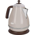 De'Longhi KBOV2001.BG Bollitore Elettrico Icona Vintage, Grande Capacità 1,7L, Filtro Anticalcare Lavabile, Spegnimento Automatico, Indicatore Livello Acqua, Piedini Antiscivolo, Avvolgicavo, Beige : Amazon.it: Casa e cucina