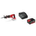 Einhell Te AP 18 Sega a Gattuccio TE AP18 Li Solo famiglia Power X Change, Rosso   Power X Change Starter Kit, Caricabatteria e Batteria da 4000 mAh Li Ion, Nero, Rosso : Amazon.it: Fai da te