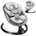Kiloston Sdraietta Elettrica Neonato   Altalena Elettrica per Neonato Abilitata per APP e Bluetooth Con Cintura Di Sicurezza A 5 Punti, 5 Velocità e Telecomando, con Altoparlante Musicale : Amazon.it: Prima infanzia