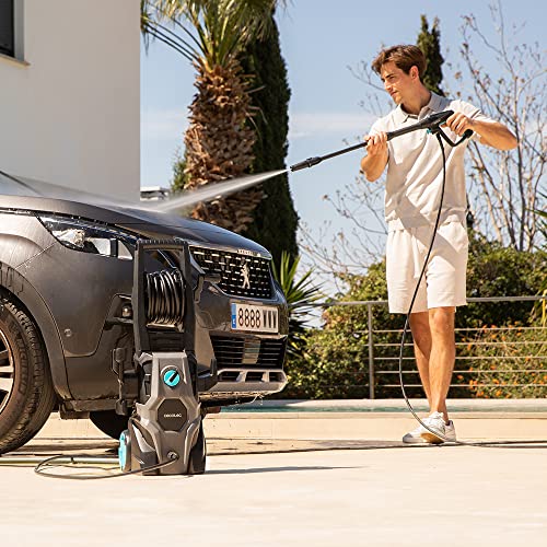 Cecotec Idropulitrice ad alta pressione HydroBoost 2000 Car&amp;Garden Pro. 2000 W, casa, giardino o auto, portata max 450 l/h, 150 bar di pressione max, pompa in alluminio, raggio d'azione 14m : Amazon.it: Giardino e giardinaggio
