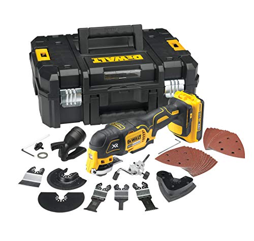 DeWalt DCS355D2 QW Utensile Multi Funzione ad oscillazione, 2.0 Ah, motore Brushless, con doppia batteria in valigetta, 18 volts : Amazon.it: Fai da te