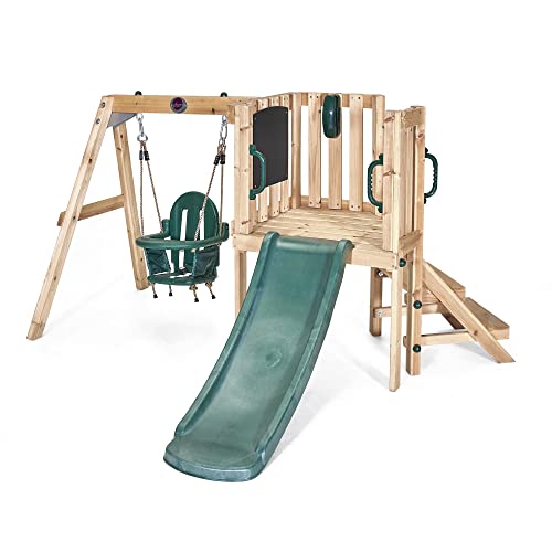 Plum Play Kids Outdoor Junior Activity Centre Swing and Slide Garden Multiplay Set per Arrampicata – Lavagna 1,2 m, scivolo 1,2 m, seggiolino per bambini – bambini dai 12 mesi in su : Amazon.it: Giochi e giocattoli