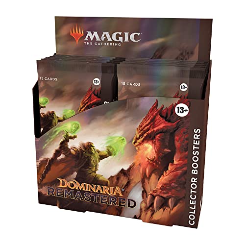 Magic: The Gathering Dominaria Remastered Collector Booster Box, 12 Packs (Versione Inglese) : Amazon.it: Giochi e giocattoli