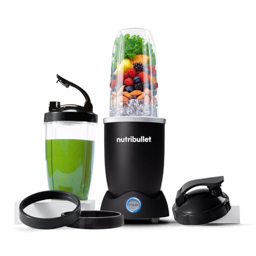 Nutribullet Pro 1200, Frullatore Elettrico, Tritatutto, Frullatore Smoothie, Frullatore Tritatutto Multifunzione, 1200w di potenza, bicchieri da 700ml e 900ml, nero, NB120MB : Amazon.it: Casa e cucina